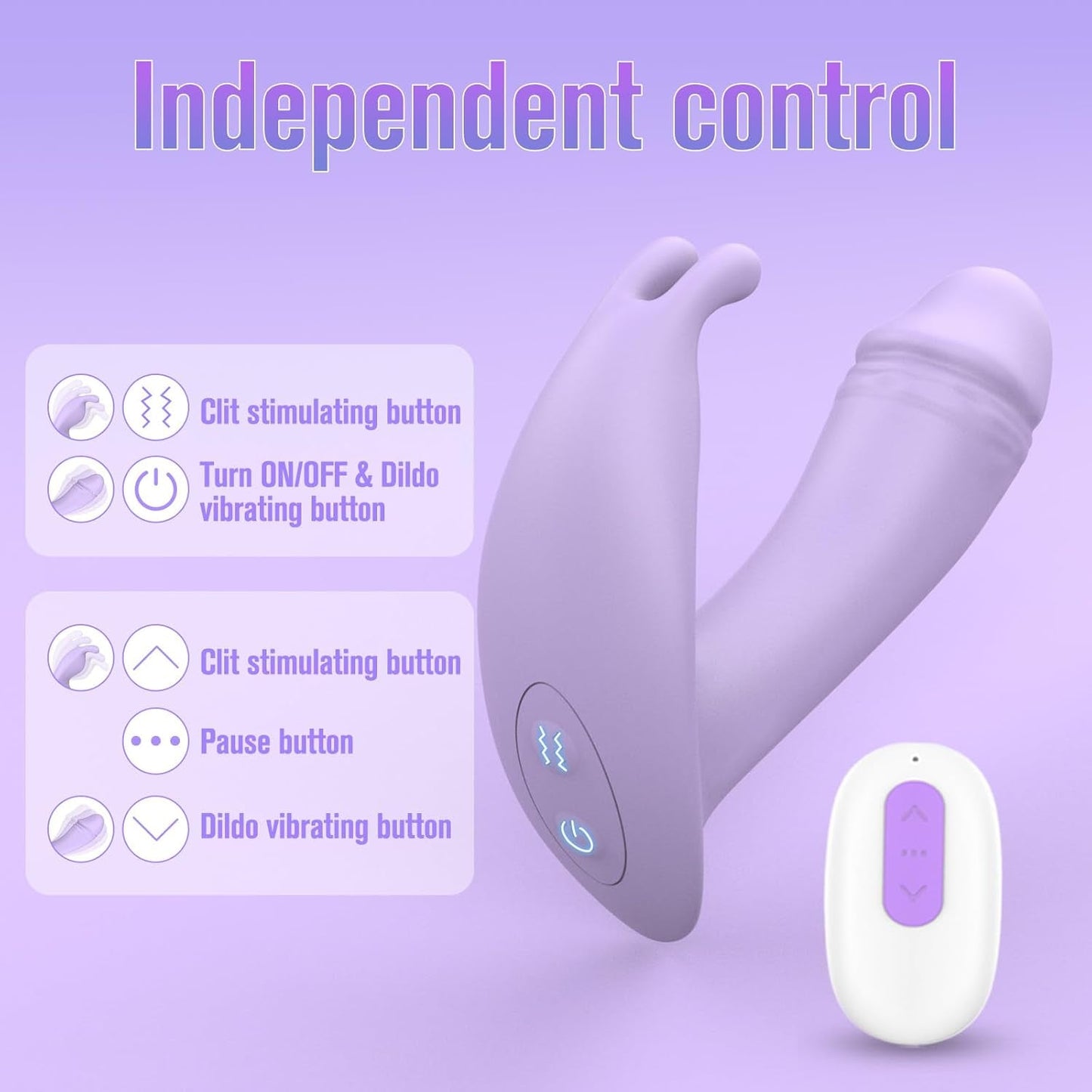 LilacLink App - Control Panty Dildo Vibrator - Vixen | Nova Network