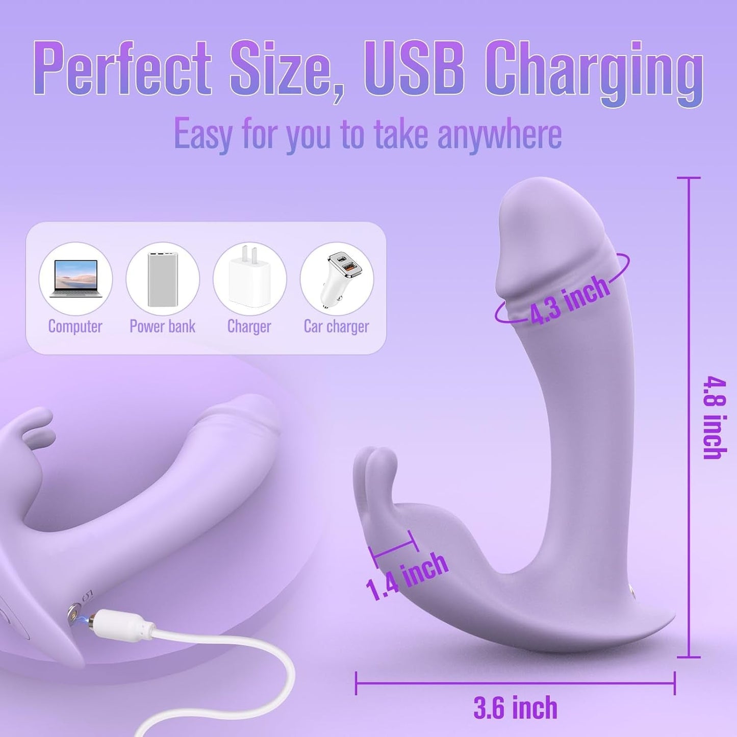 LilacLink App - Control Panty Dildo Vibrator - Vixen | Nova Network