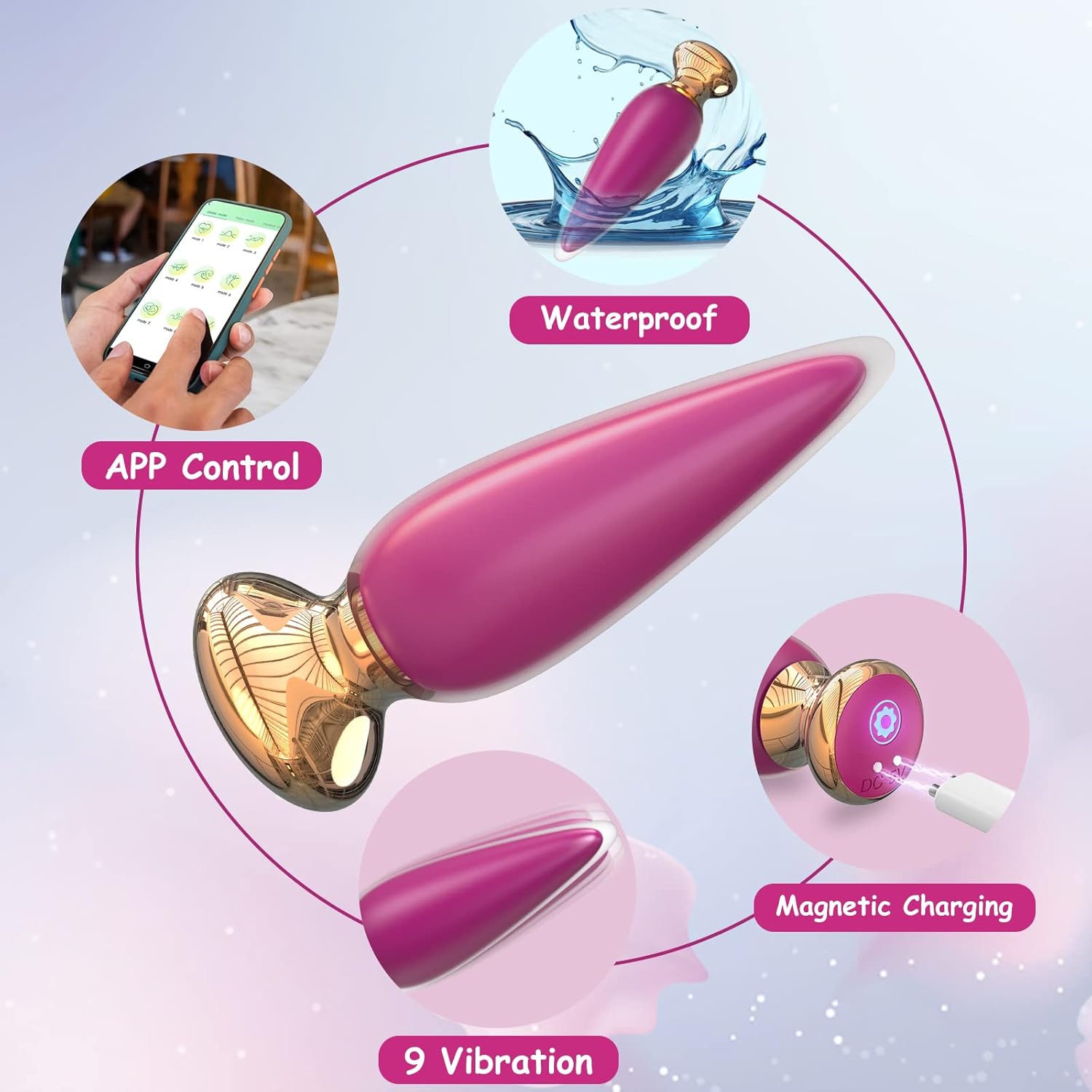 LinkPlug Remote & App - Controlled Anal Bullet Vibrator - Vixen | Nova Network