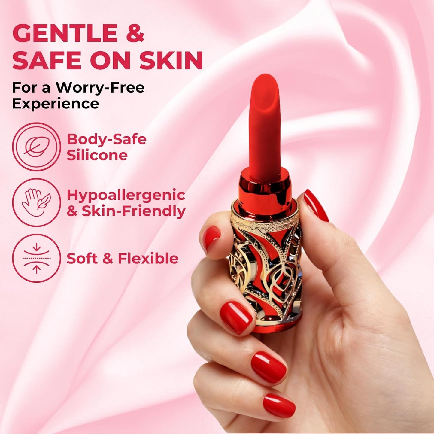 LipLuxe Bullet Lipstick Vibrator Kit - Vixen | Nova Network