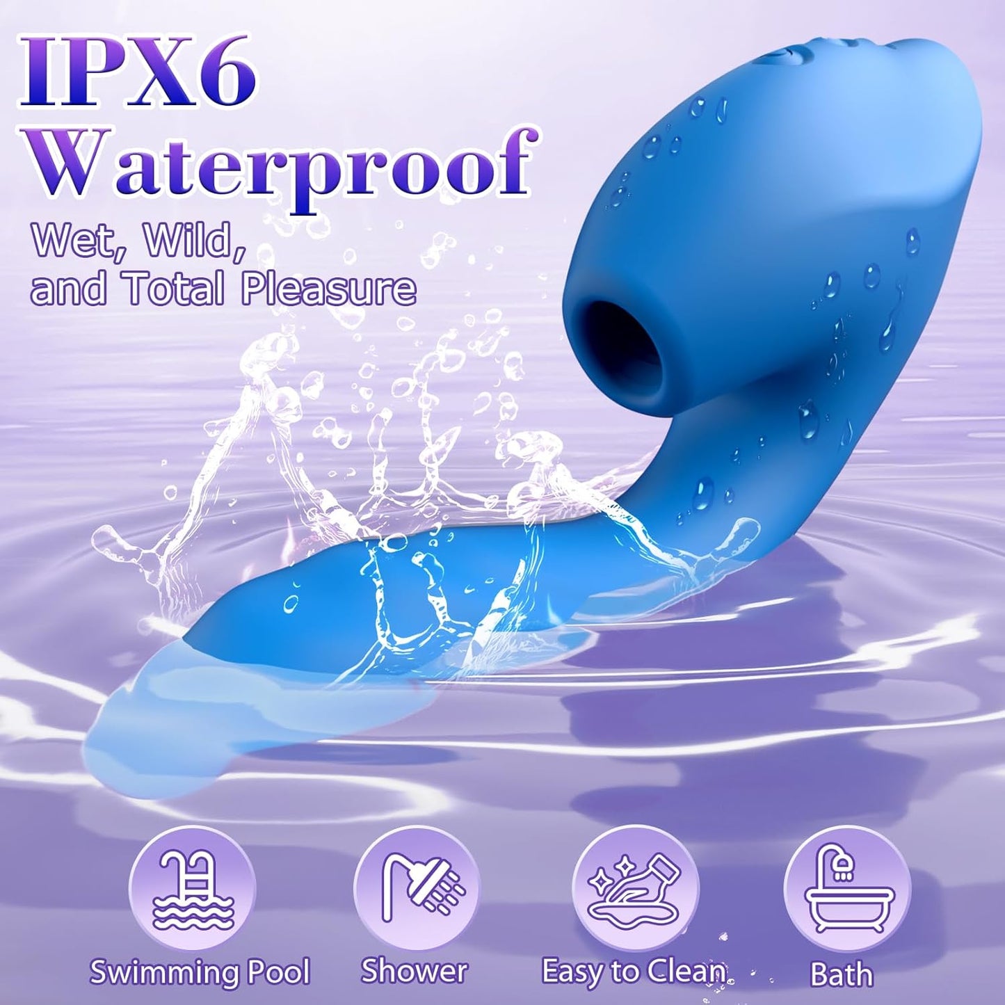 LiquidPulse 3 - in - 1 Triple - Pleasure Suction Vibrator - Vixen | Nova Network