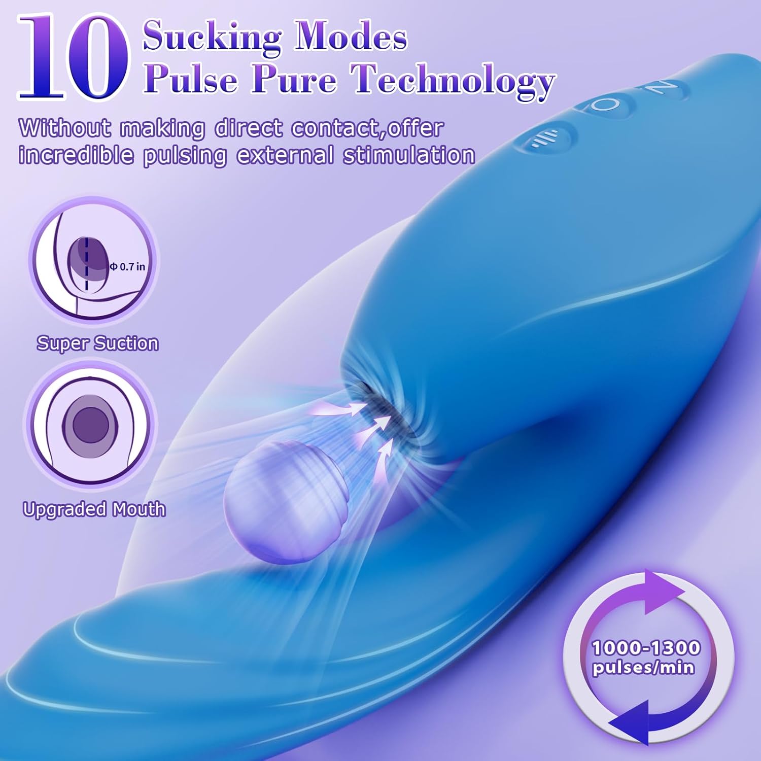 LiquidPulse 3 - in - 1 Triple - Pleasure Suction Vibrator - Vixen | Nova Network