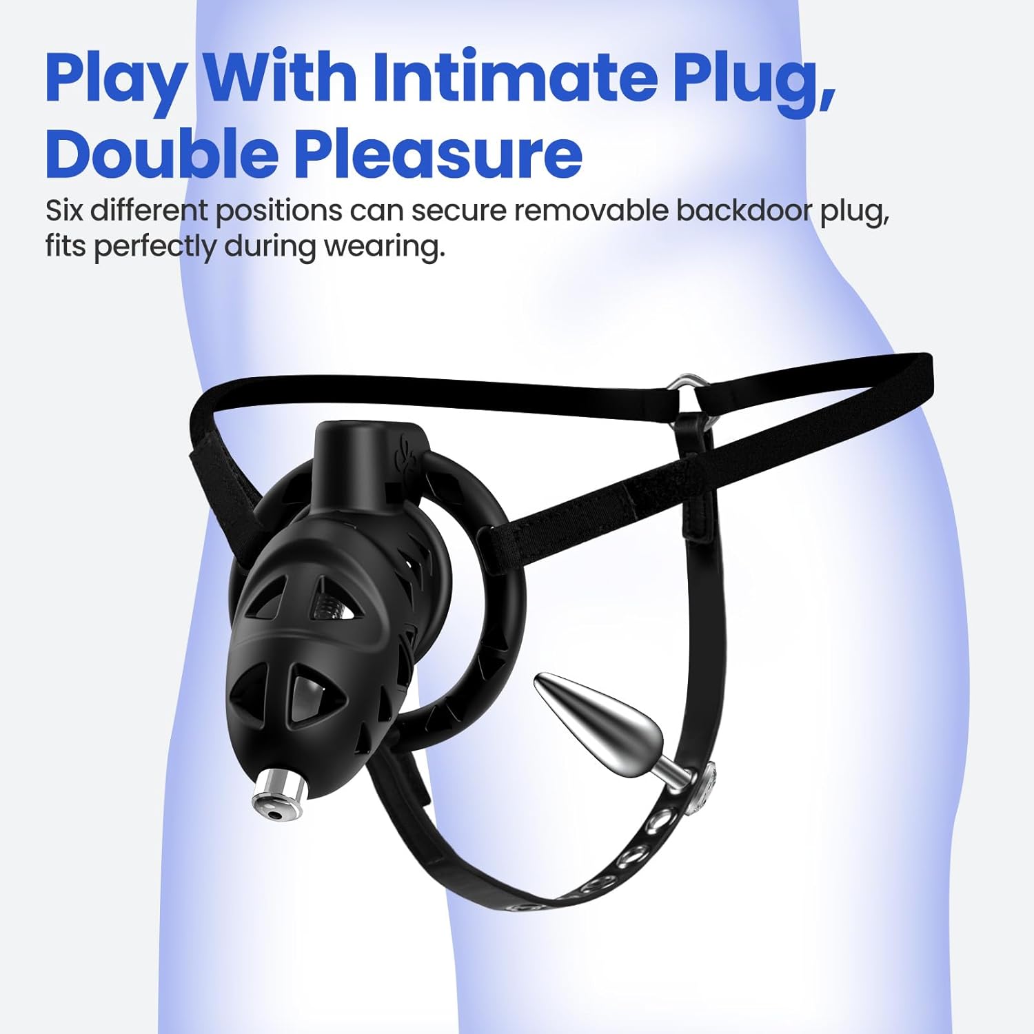 LockBound Male Chastity Cage Set with Plug & Catheter - Vixen | Nova Network