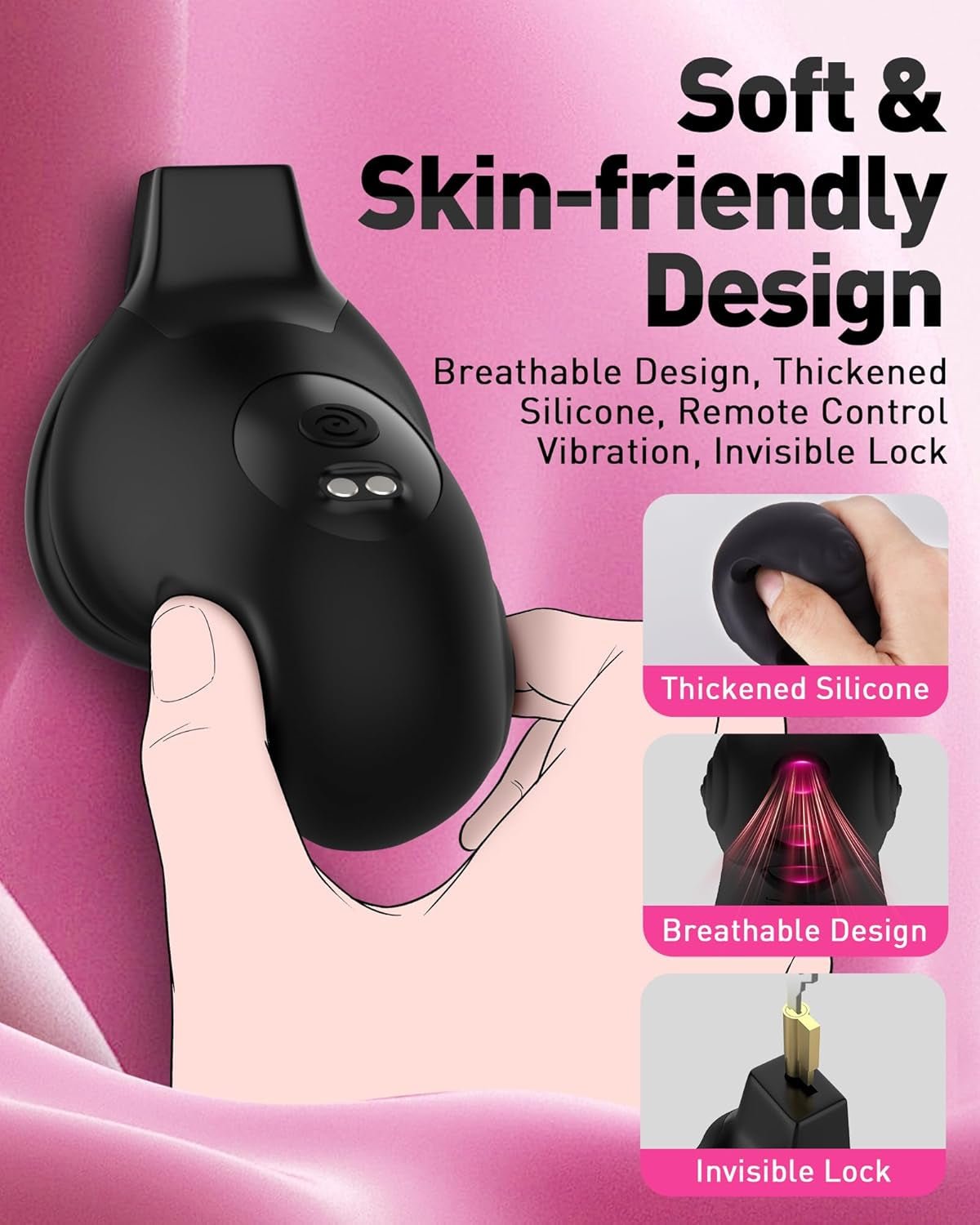 LockPulse App - Controlled BDSM Chastity Cage - Vixen | Nova Network