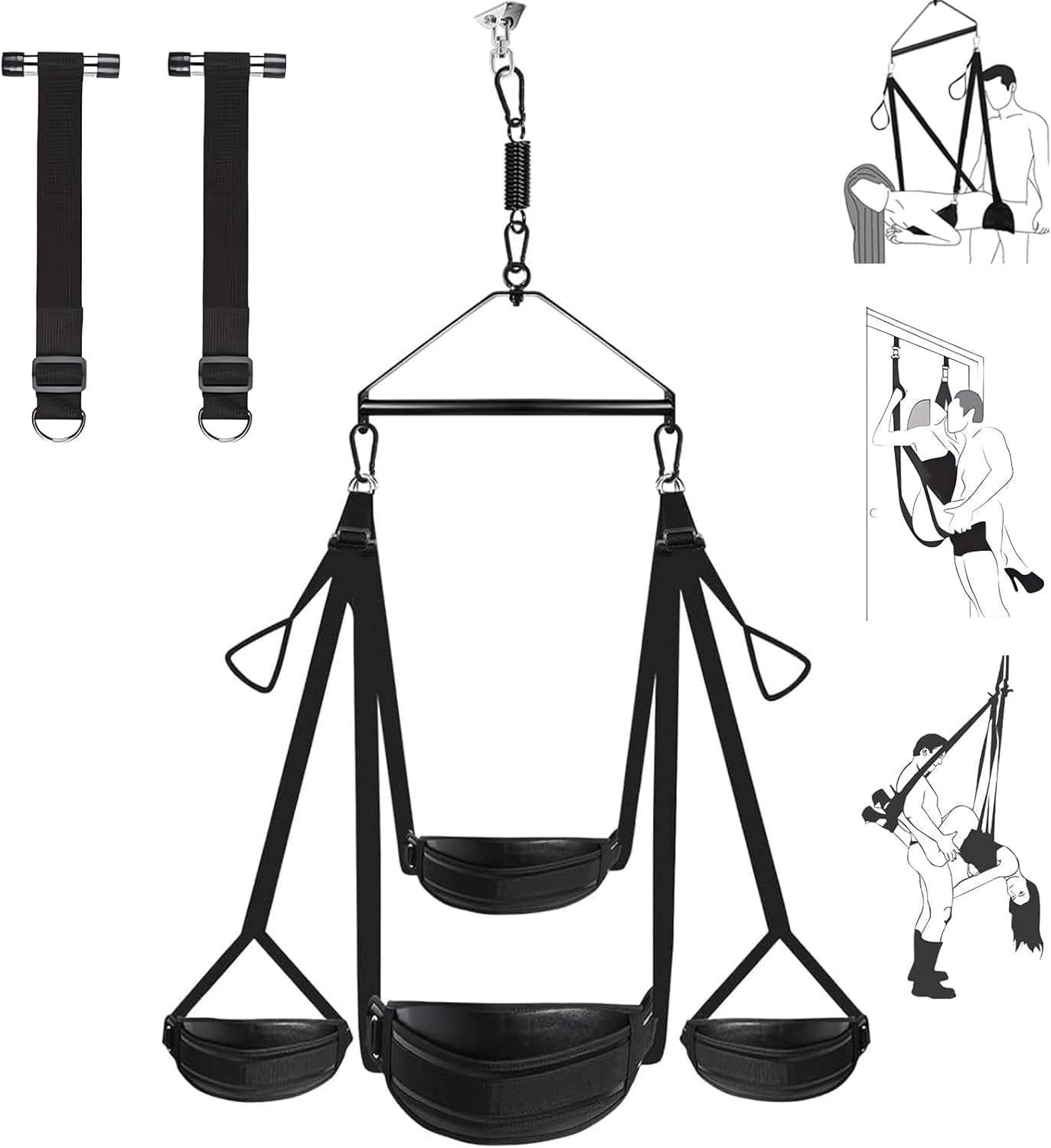 LockSpin 360° 2 - in - 1 Erotic Bondage Restraint Swing - Vixen | Nova Network