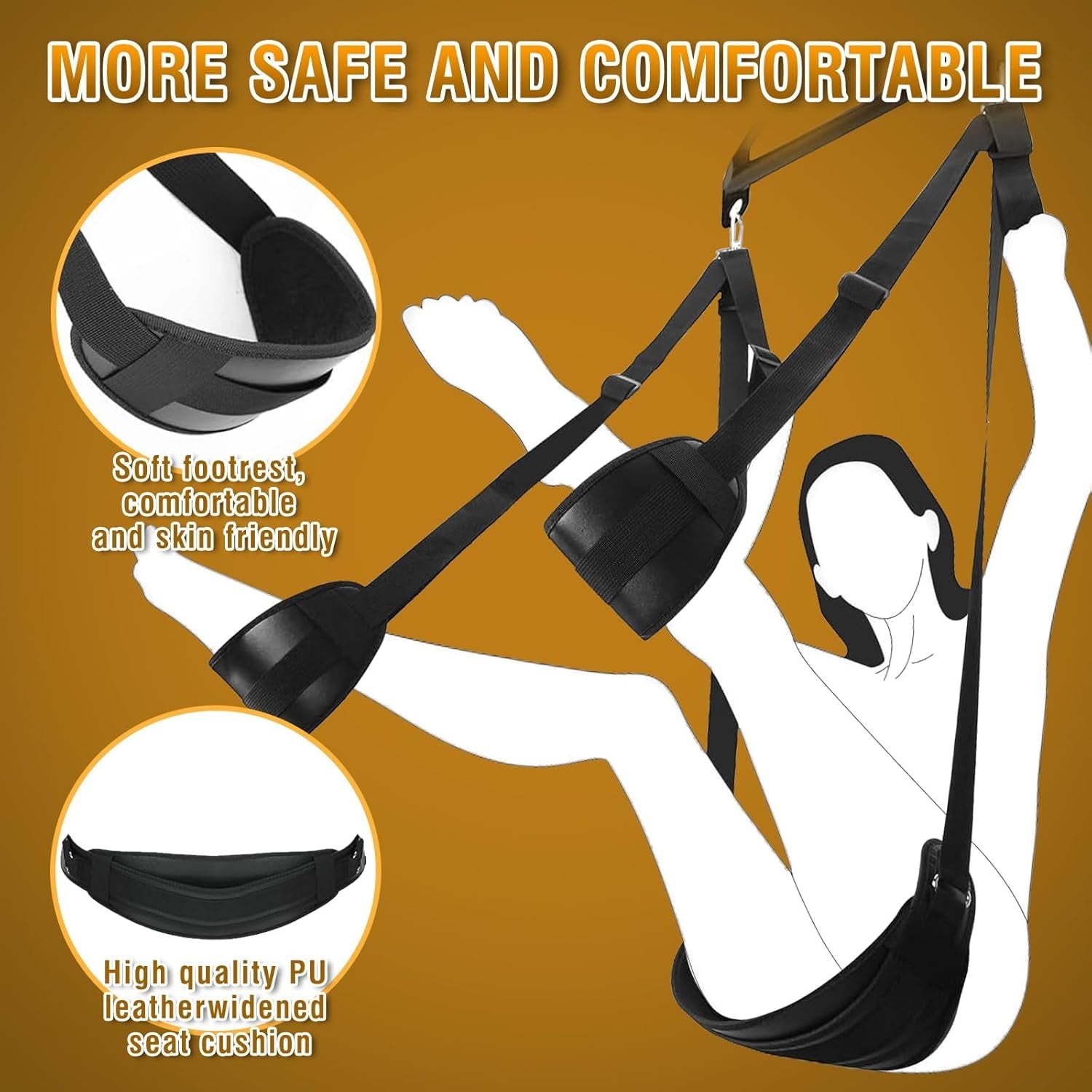 LockSpin 360° 2 - in - 1 Erotic Bondage Restraint Swing - Vixen | Nova Network