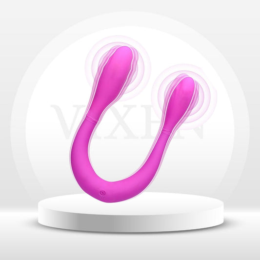 LongReach Ultra-Long Double-Ended Vibrating Dildo for Couples - Vixen Adult Playroom