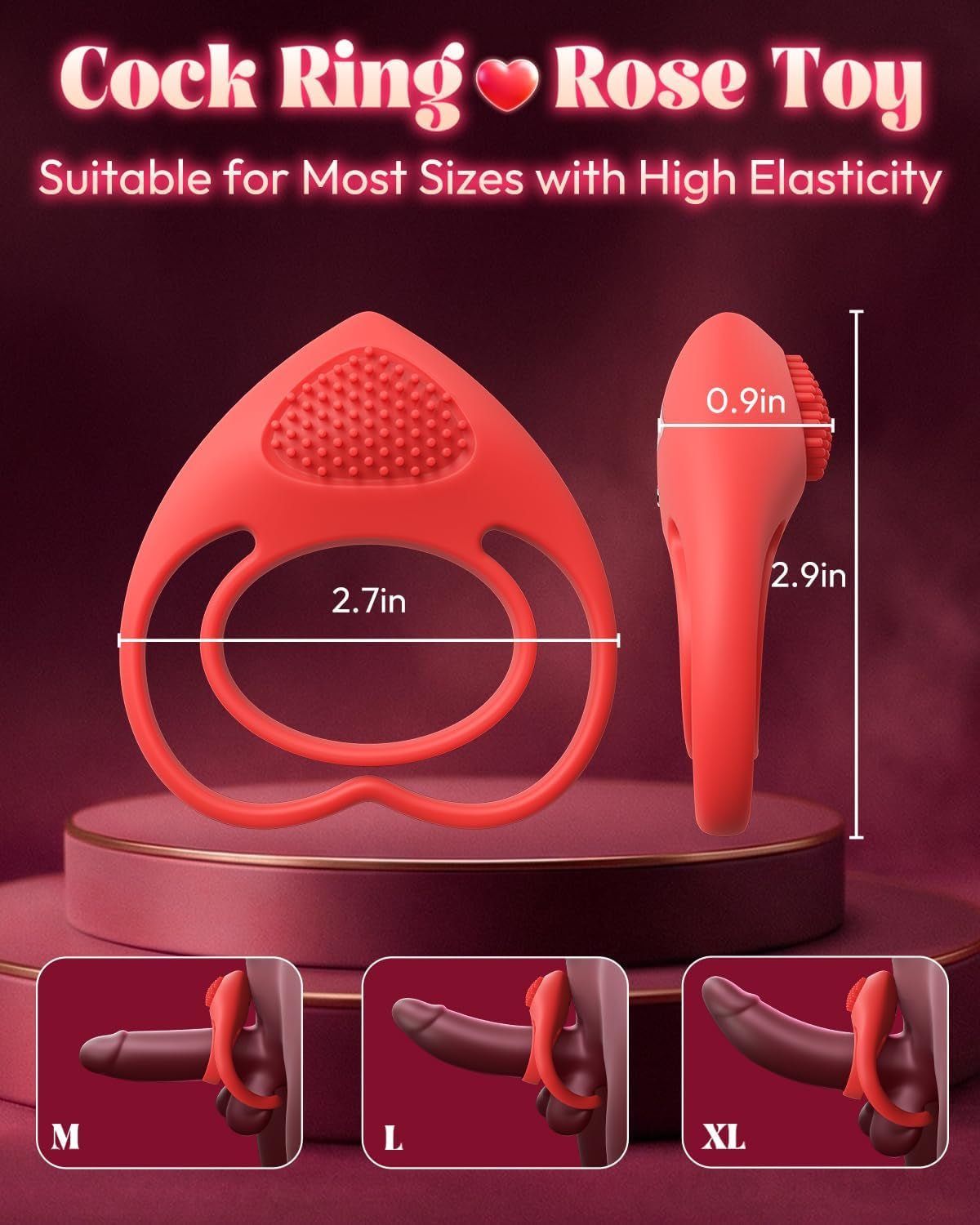 LoveLock Vibrating Cock Ring with Clitoral Stimulator - Vixen | Nova Network