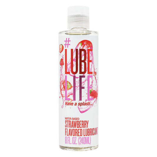 LubeLife Water - Based Strawberry Flavored Lubricant, Personal Lube for Men, Women and Couples, Made Without Added Sugar, 8 Fl Oz - Vixen | Nova Network