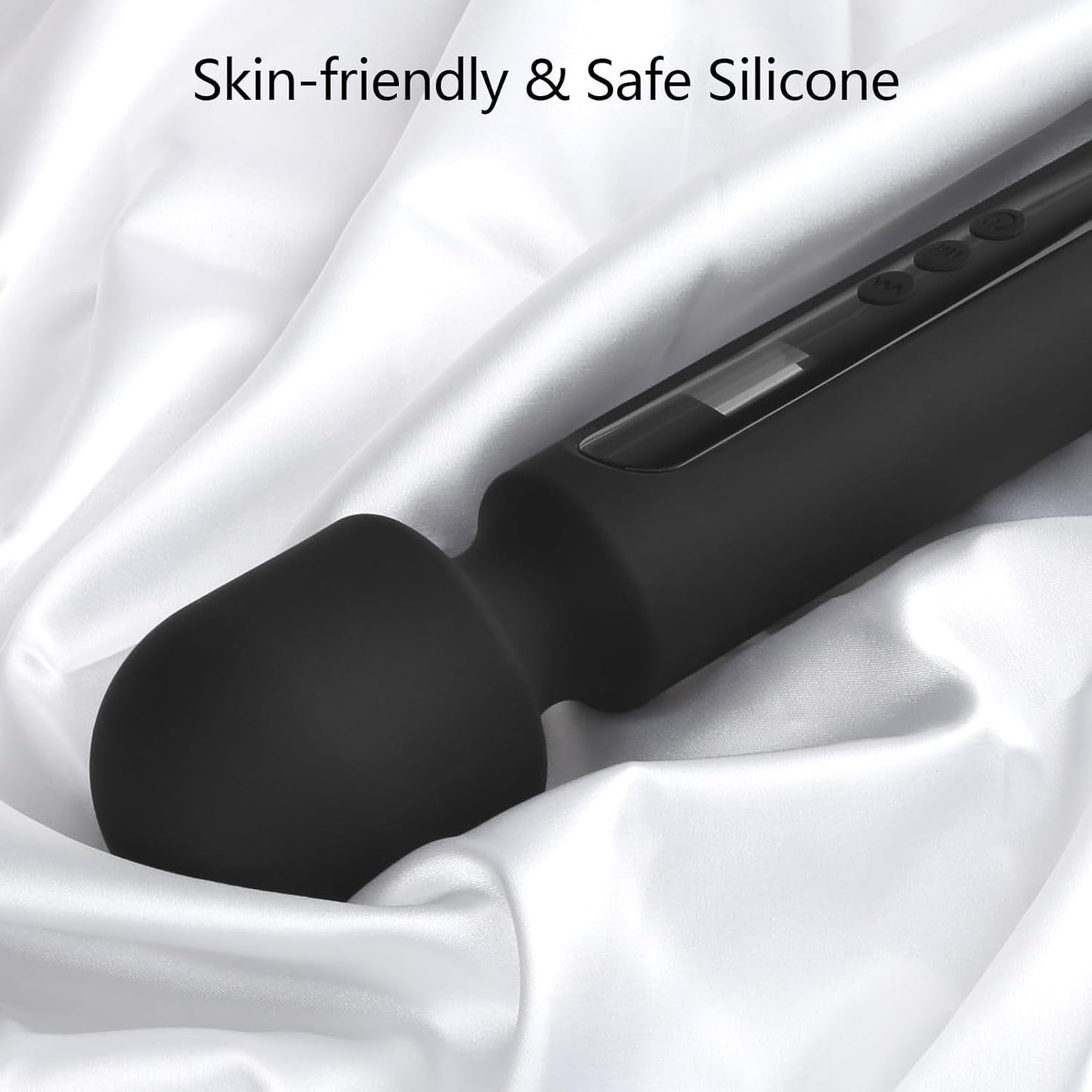 LumaWand 12" Premium Wand Vibrator with LCD Display - Vixen Adult Playroom