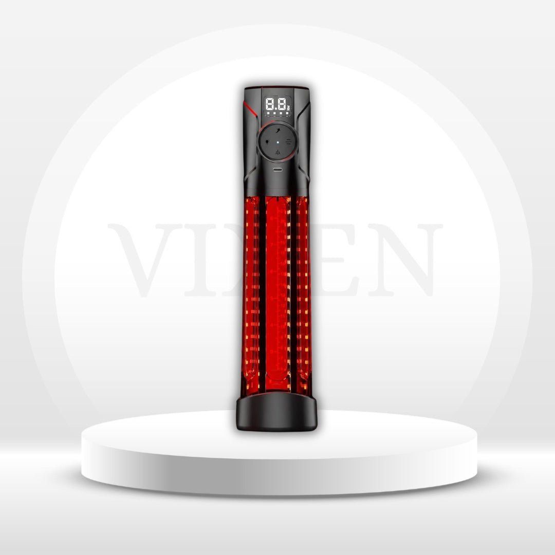 LumenRed Penis Pump | 72 LED Red Light + Digital Display - Vixen Adult Playroom