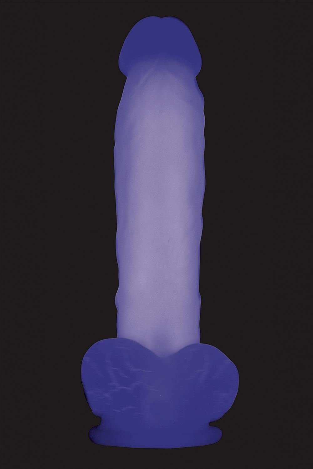 LumiFlex 8” Glow - in - the - Dark Suction Cup Dildo - Vixen | Nova Network