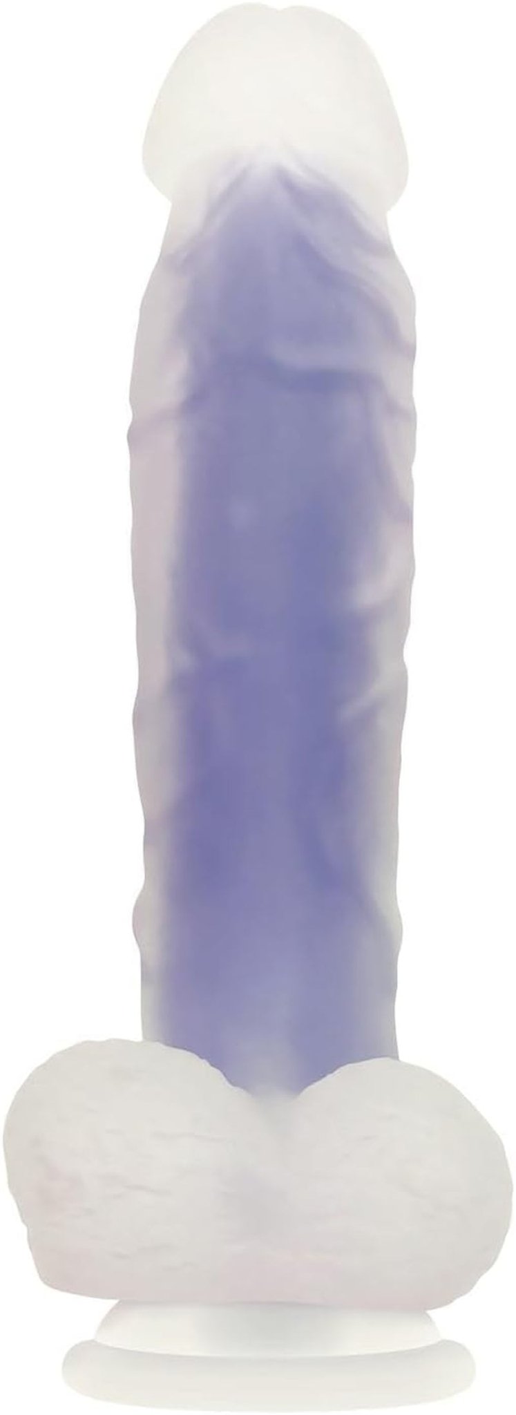 LumiFlex 8” Glow - in - the - Dark Suction Cup Dildo - Vixen | Nova Network