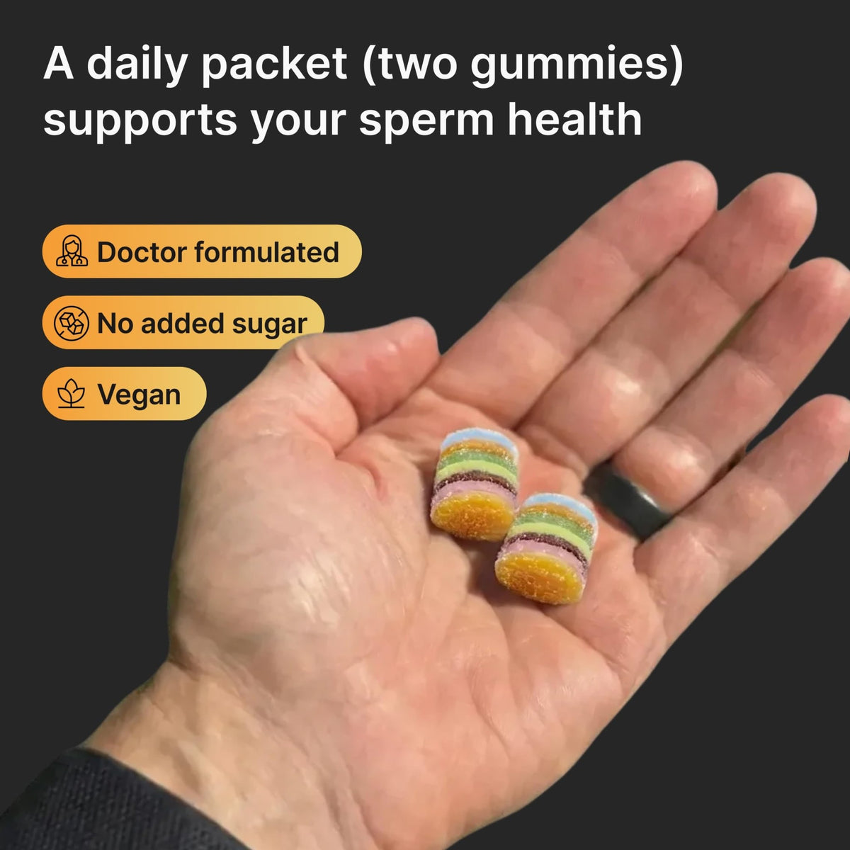Luminary Vitamins Create for Men | IVF-Doctor Formulated Male Fertility Gummies | 300 mg CoQ10, 900 mg L-Carnitine, 10 mg Lycopene | Supports Sperm Health | Vegan & No Added Sugar (28 Day Supply) - Vixen Adult Playroom