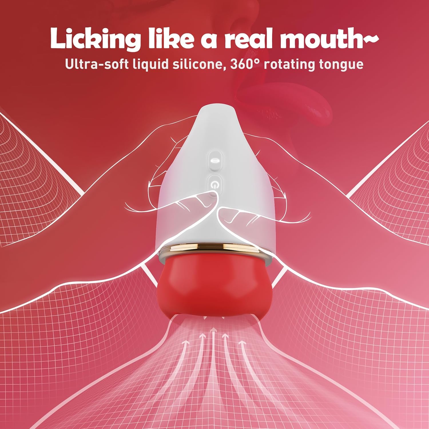 LureLick Clit Suction & Tongue Vibrator - Vixen | Nova Network