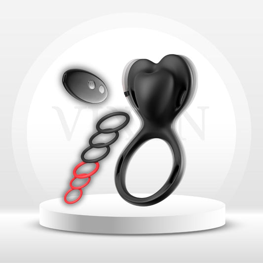 LureLoop Wearable Vibrating Cock Ring Clit Stimulator - Vixen | Nova Network