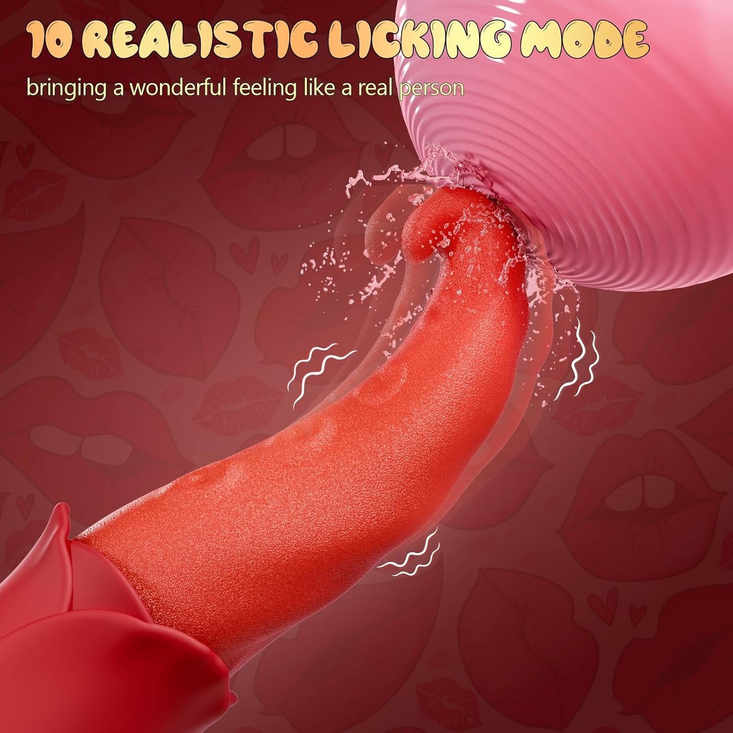 LushFlick Tongue Rose G - Spot Vibrator - Vixen | Nova Network