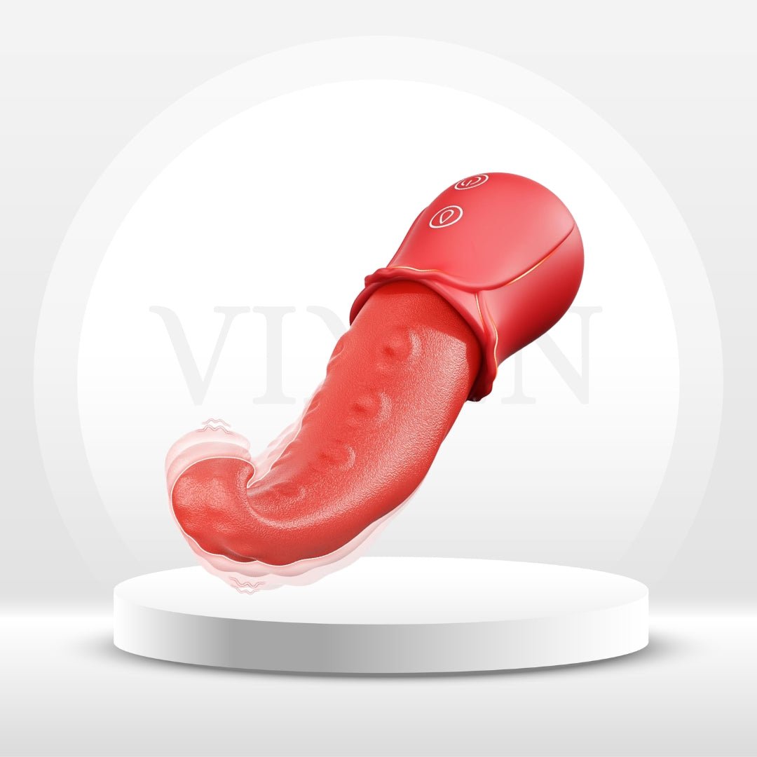 LushFlick Tongue Rose G - Spot Vibrator - Vixen | Nova Network