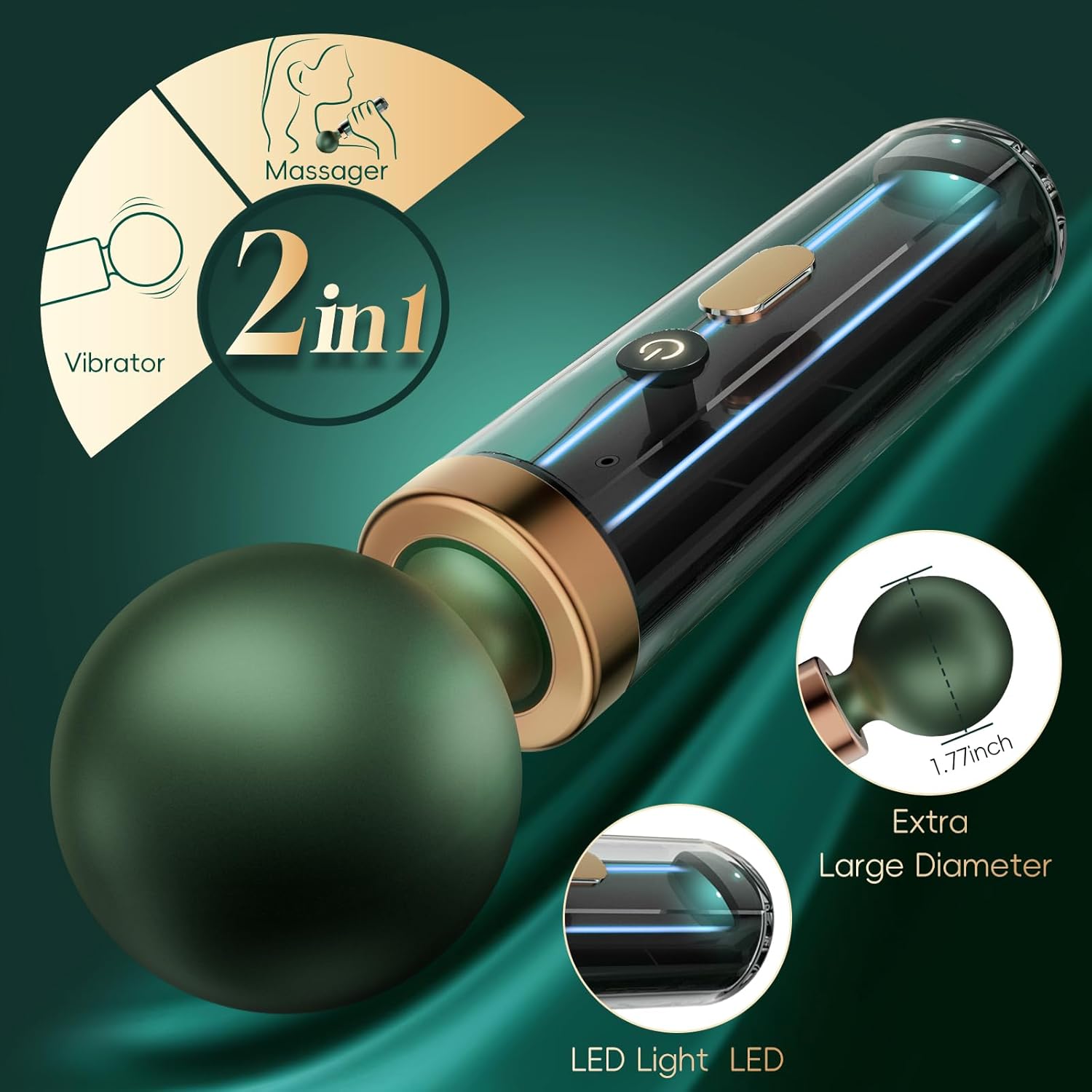 LushGlide Silicone Wand Vibrator - Vixen | Nova Network