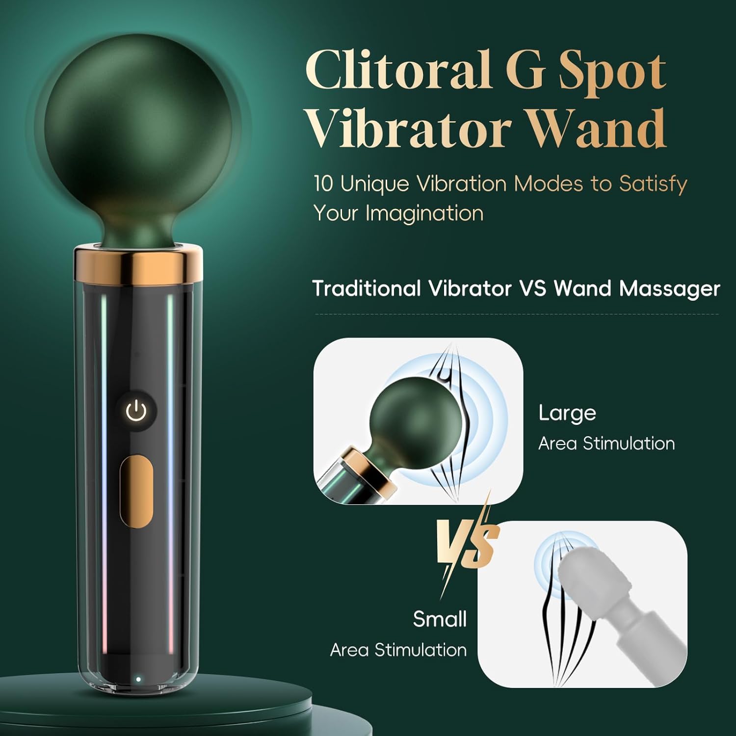 LushGlide Silicone Wand Vibrator - Vixen | Nova Network