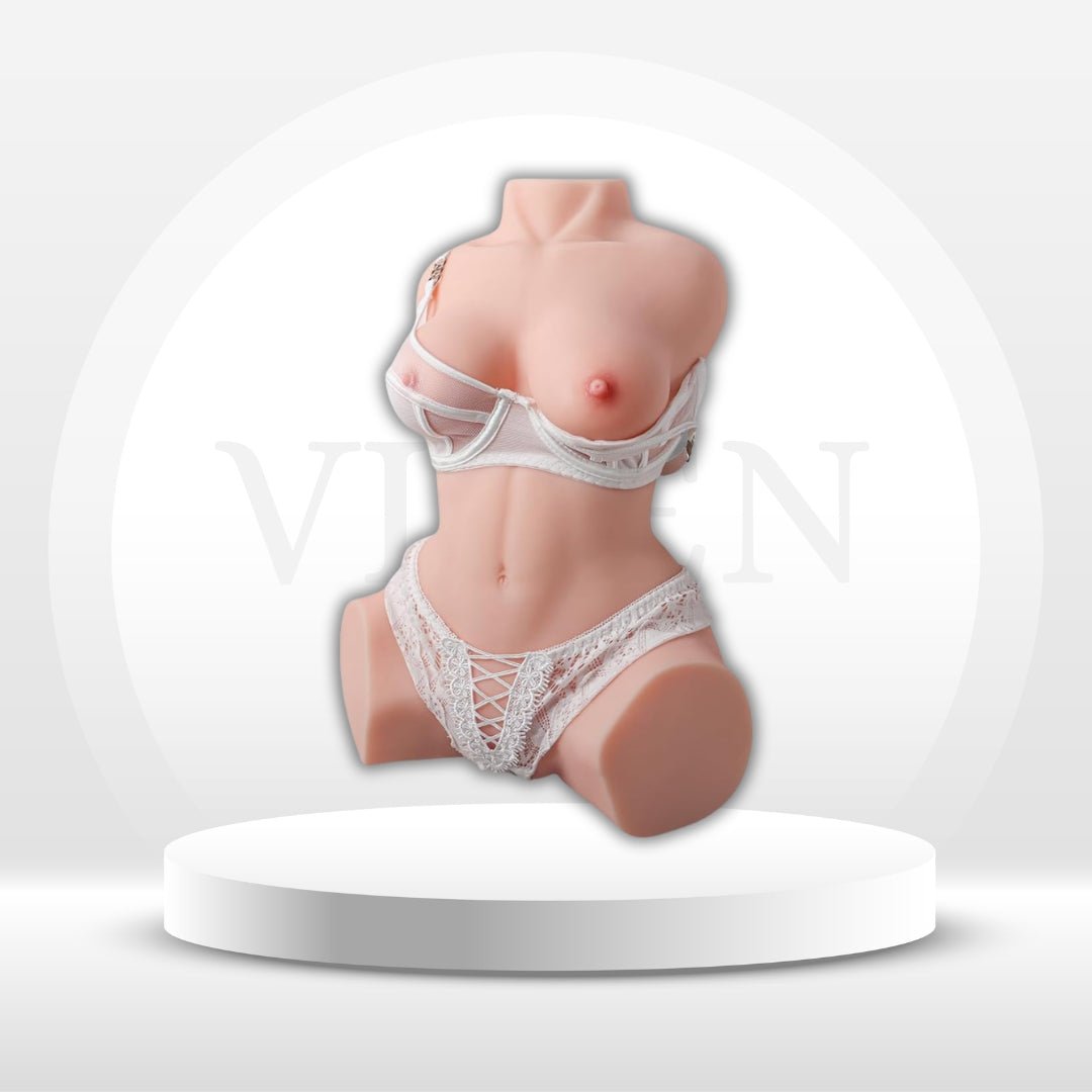LushMirage Realistic Sex Doll Torso | Dual Channels, Soft TPE - Vixen | Nova Network