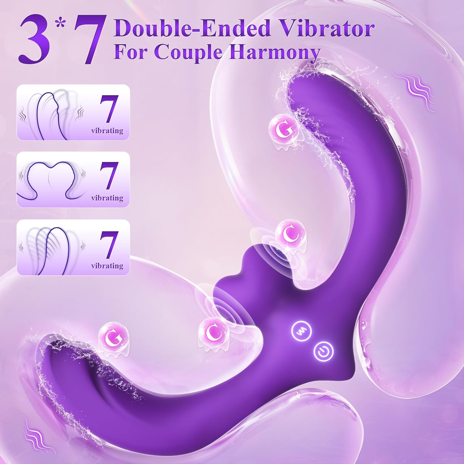 LustLink Dual - Ended Dildo Vibrator - Vixen | Nova Network