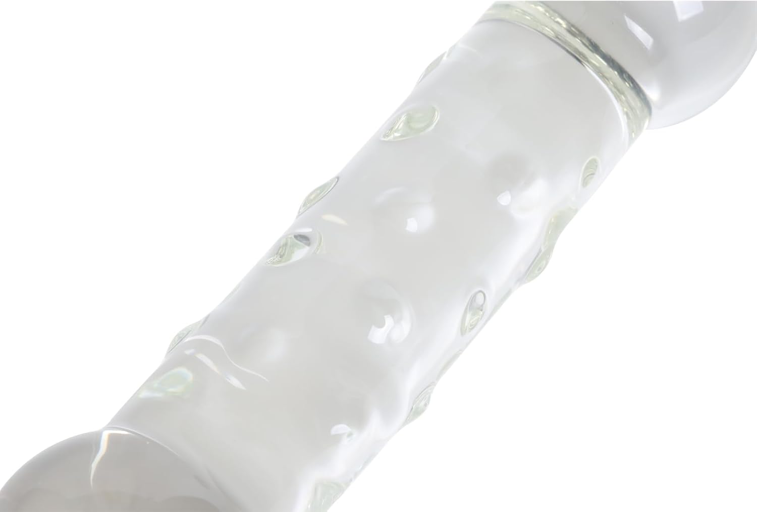 LustSphere XL Glass Dual Ended Anal Beads Wand - Vixen | Nova Network
