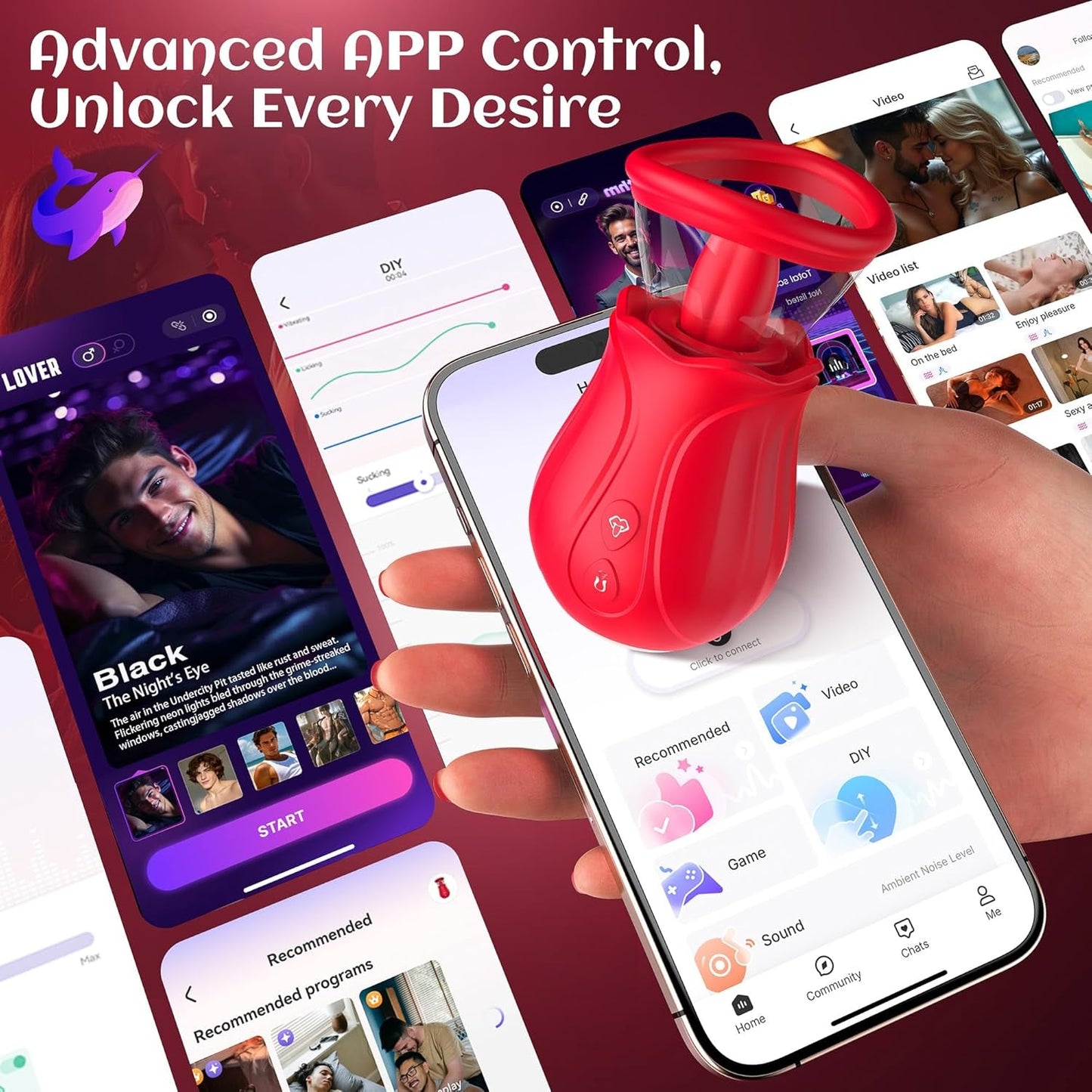 LuxeRose AI Lick Pro - Vixen | Nova Network