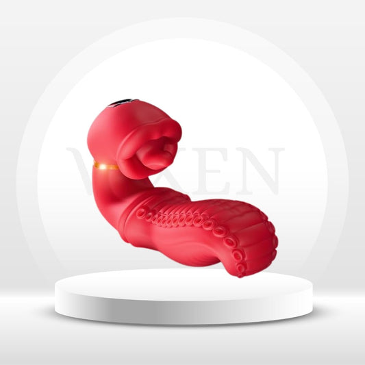 LuxeRose Clit & G - Spot Tongue Vibrator - Vixen | Nova Network