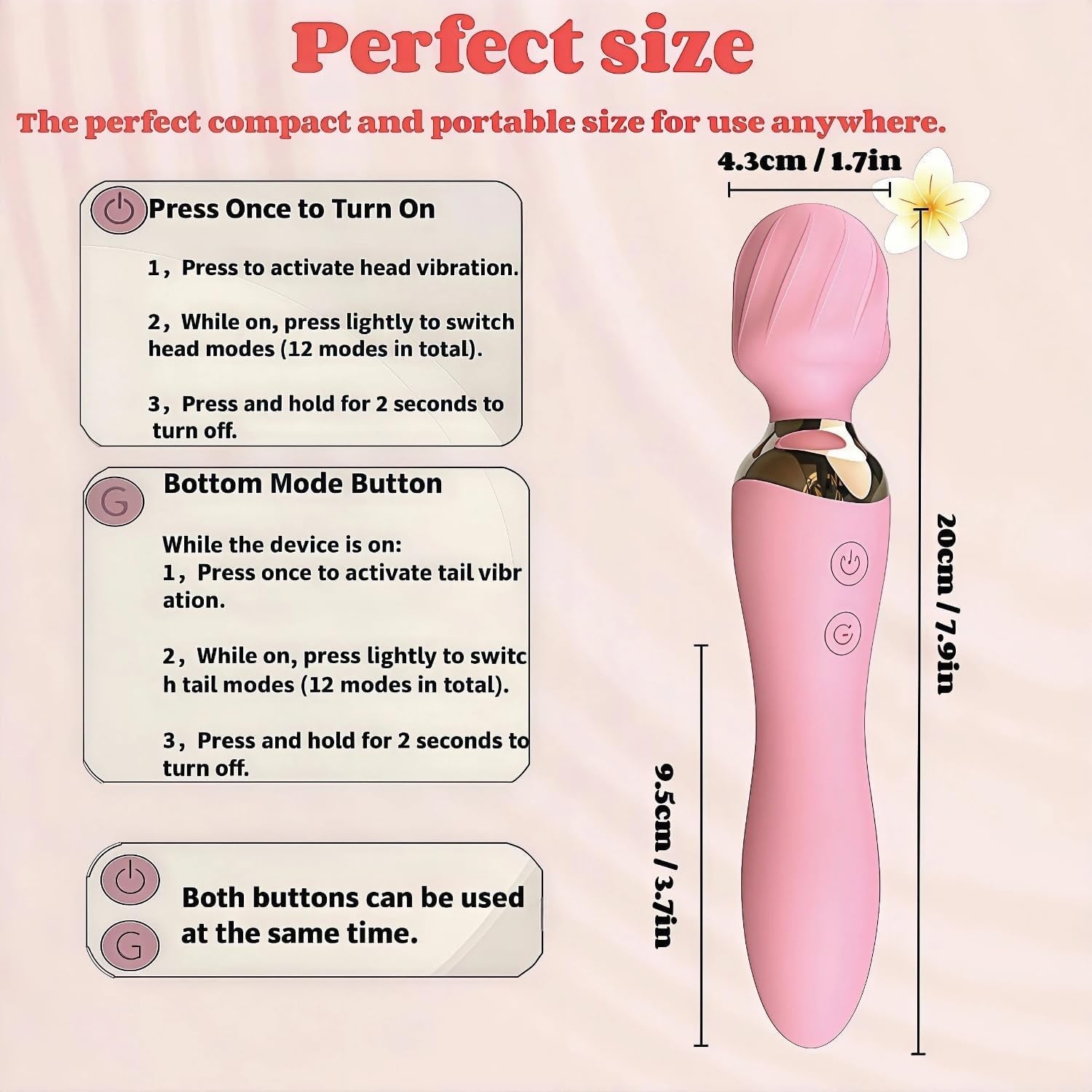 LuxeWave 2 - in - 1 Wand G - Spot Vibrator - Vixen | Nova Network