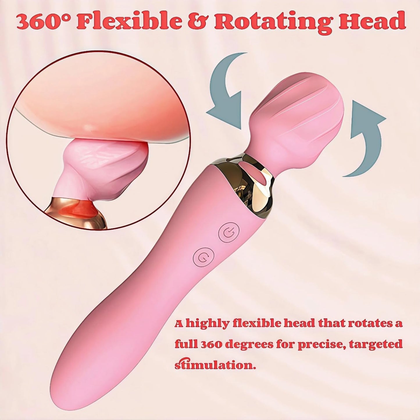 LuxeWave 2 - in - 1 Wand G - Spot Vibrator - Vixen | Nova Network