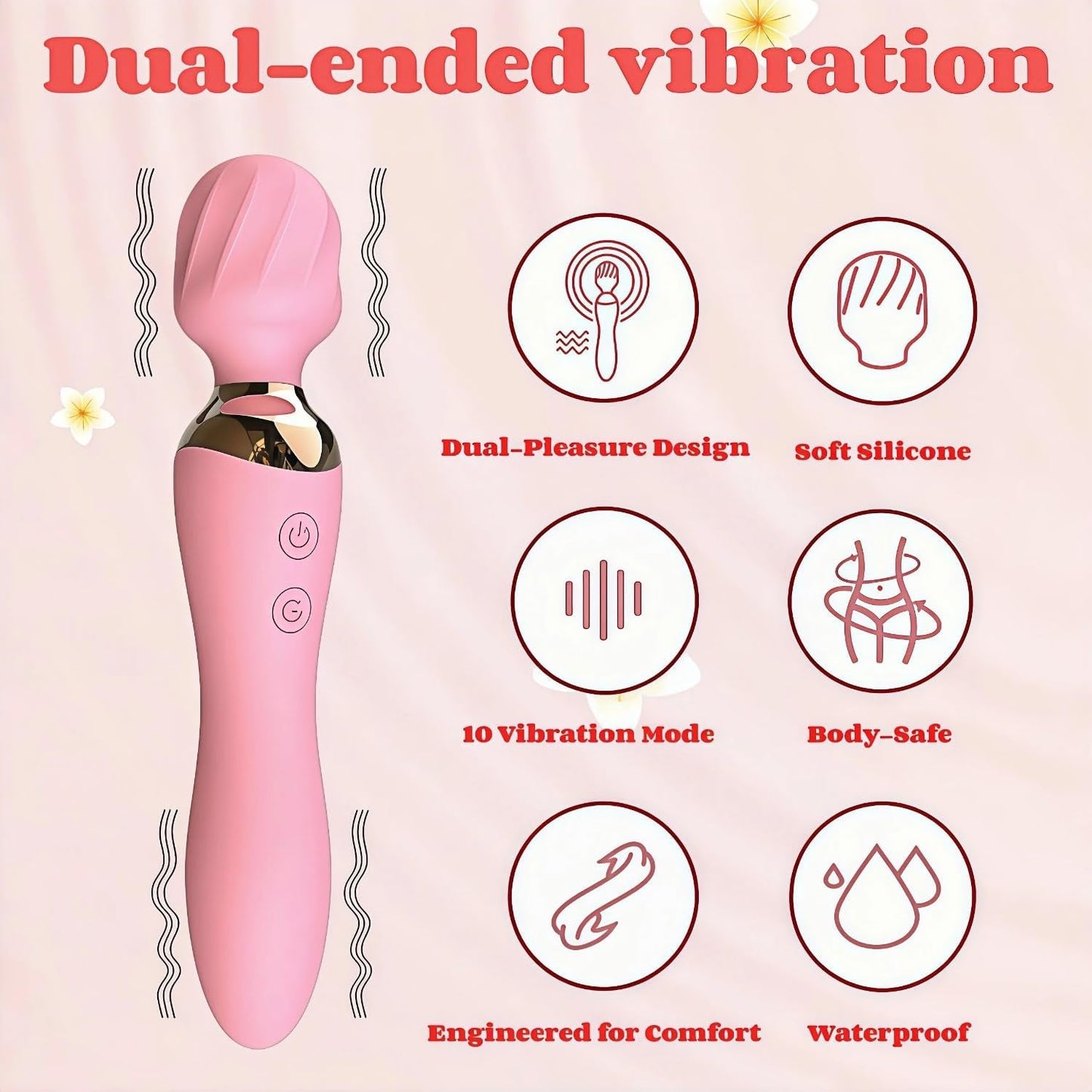 LuxeWave 2 - in - 1 Wand G - Spot Vibrator - Vixen | Nova Network