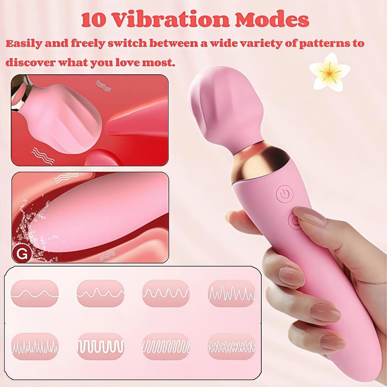 LuxeWave 2 - in - 1 Wand G - Spot Vibrator - Vixen | Nova Network