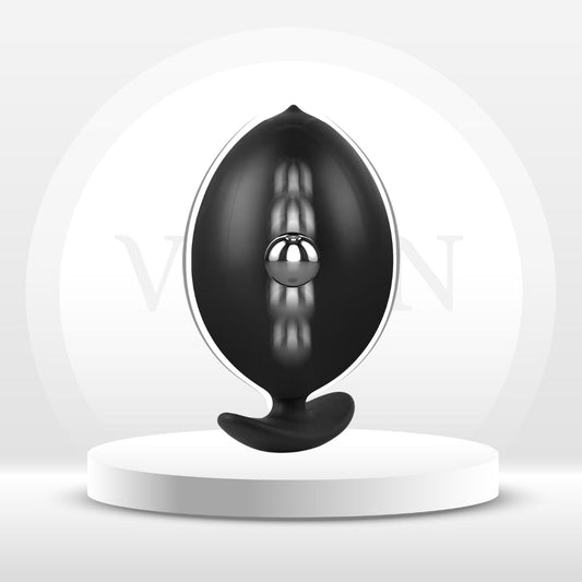 MagnaRise Magnetic Inflatable Butt Plug with Rolling Core - Vixen | Nova Network