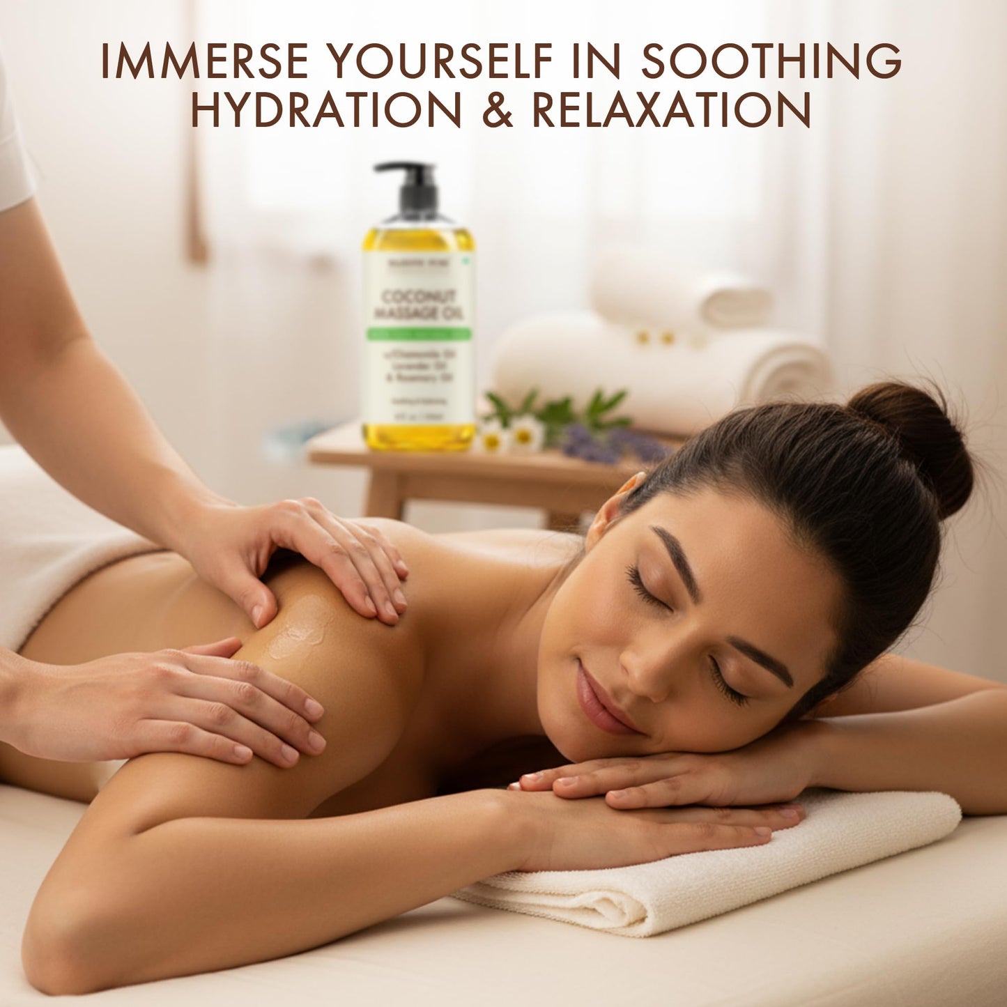 MAJESTIC PURE Coconut Massage Oil for Massage Therapy - Refreshing, and Relaxing - Natural Oils - for All Skin Types - Men and Women - 8 fl oz - Vixen | Nova Network