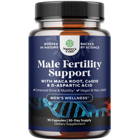 Male Fertility Supplement with CoQ10 & Maca | Natures Craft - Vixen Adult Playroom
