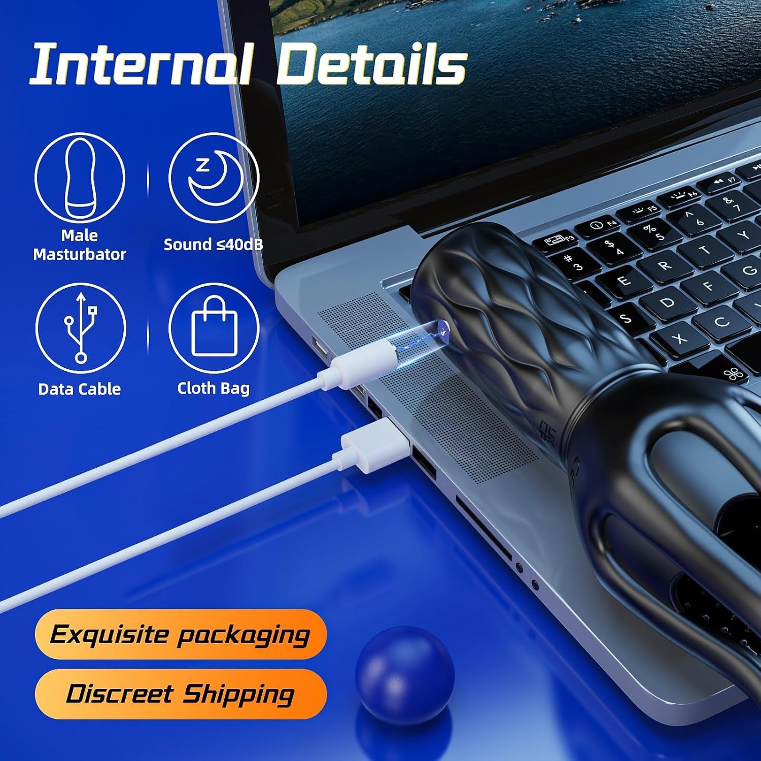 Male Masturbator Sex Toys for Men, Male Sex Toy with 3 Strength 7 Vibration Modes, 120 Min Working Time & Anti - Slip Handle Stroker for Penis Clit Stimulation, Adult Toys for Men Women Couples (Black) - Vixen | Nova Network