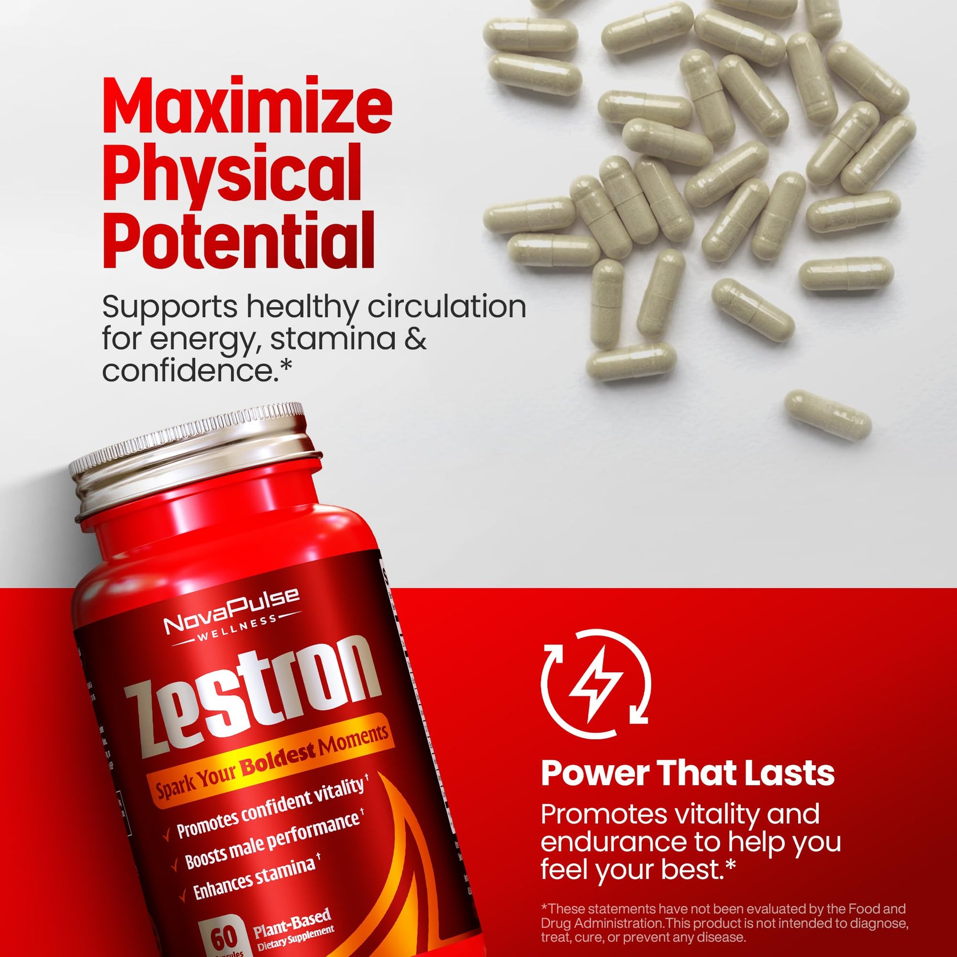 Male Performance & Endurance Capsules - Vixen | Nova Network