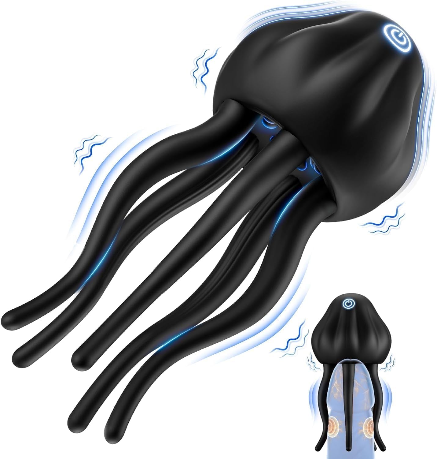 Male Sex Toys for Men Penis Vibrator - Male Masturbator Stroker with 10 Vibrating Modes Wrapping Tentacle Mens Vibrator for Penis Clit Nipple Stimulation, Adult Sex Toy for Men Women Couples - Vixen | Nova Network