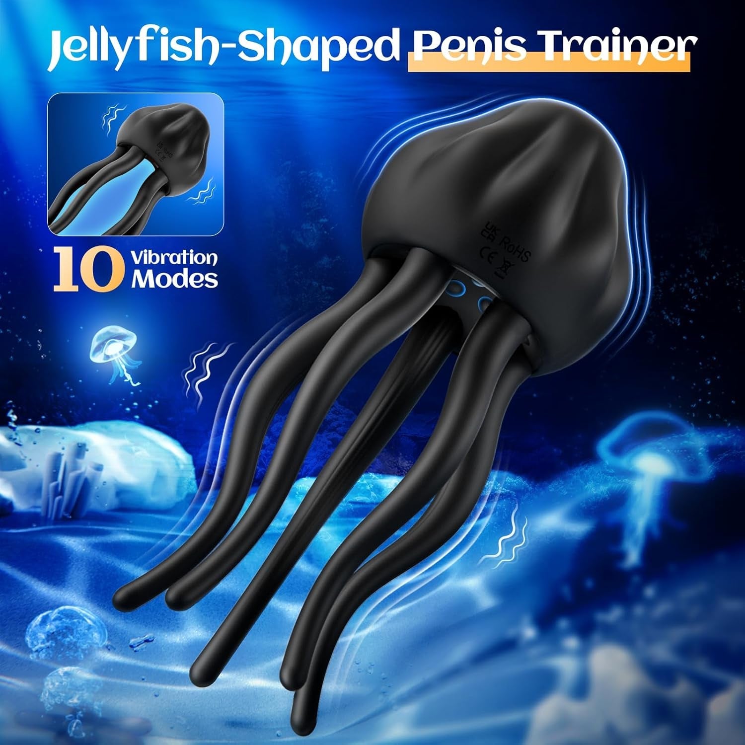 Male Sex Toys for Men Penis Vibrator - Male Masturbator Stroker with 10 Vibrating Modes Wrapping Tentacle Mens Vibrator for Penis Clit Nipple Stimulation, Adult Sex Toy for Men Women Couples - Vixen | Nova Network