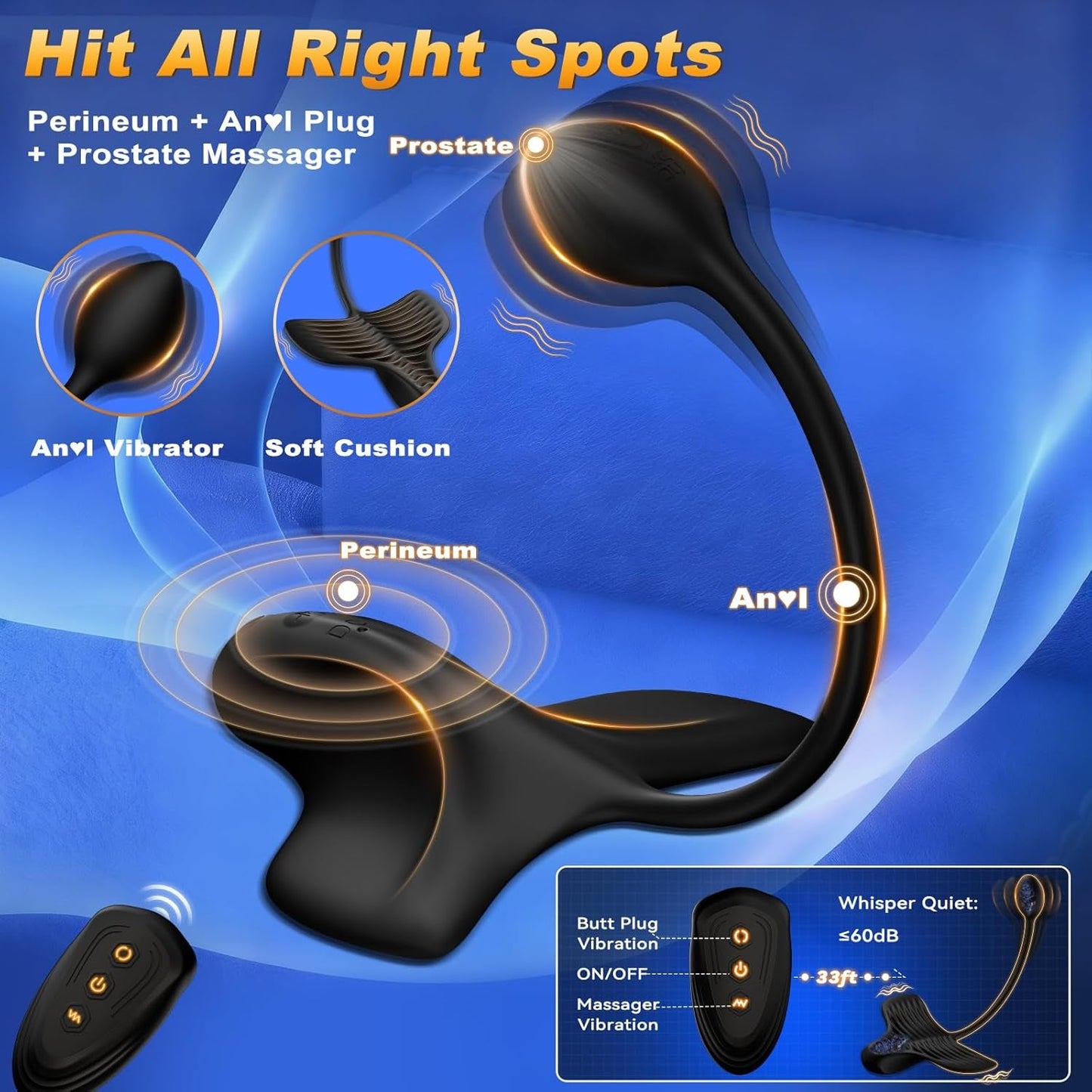MantaPulse Dual-Motor Prostate Massager Ride-On Vibrator - Vixen | Nova Network