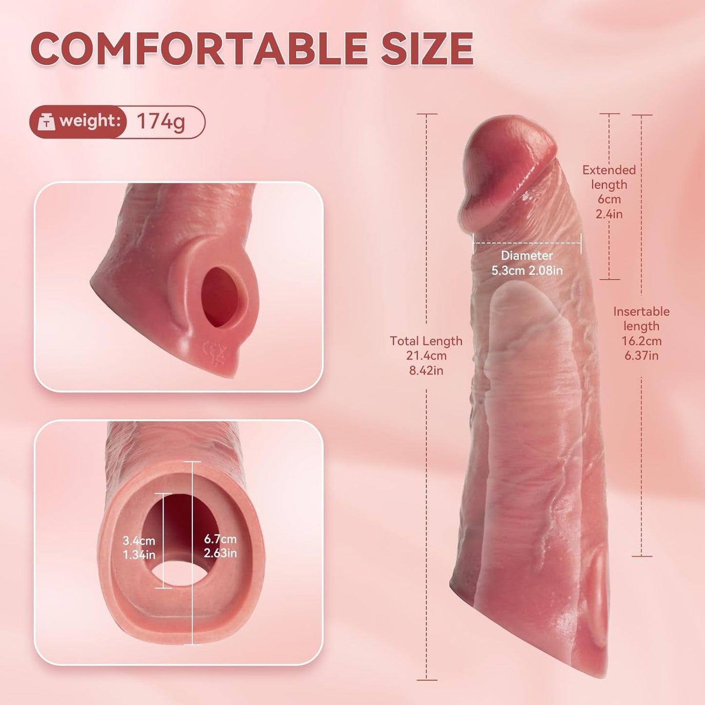 MaxGlide Vibrating Penis Extender & Cock Sleeve - Vixen | Nova Network