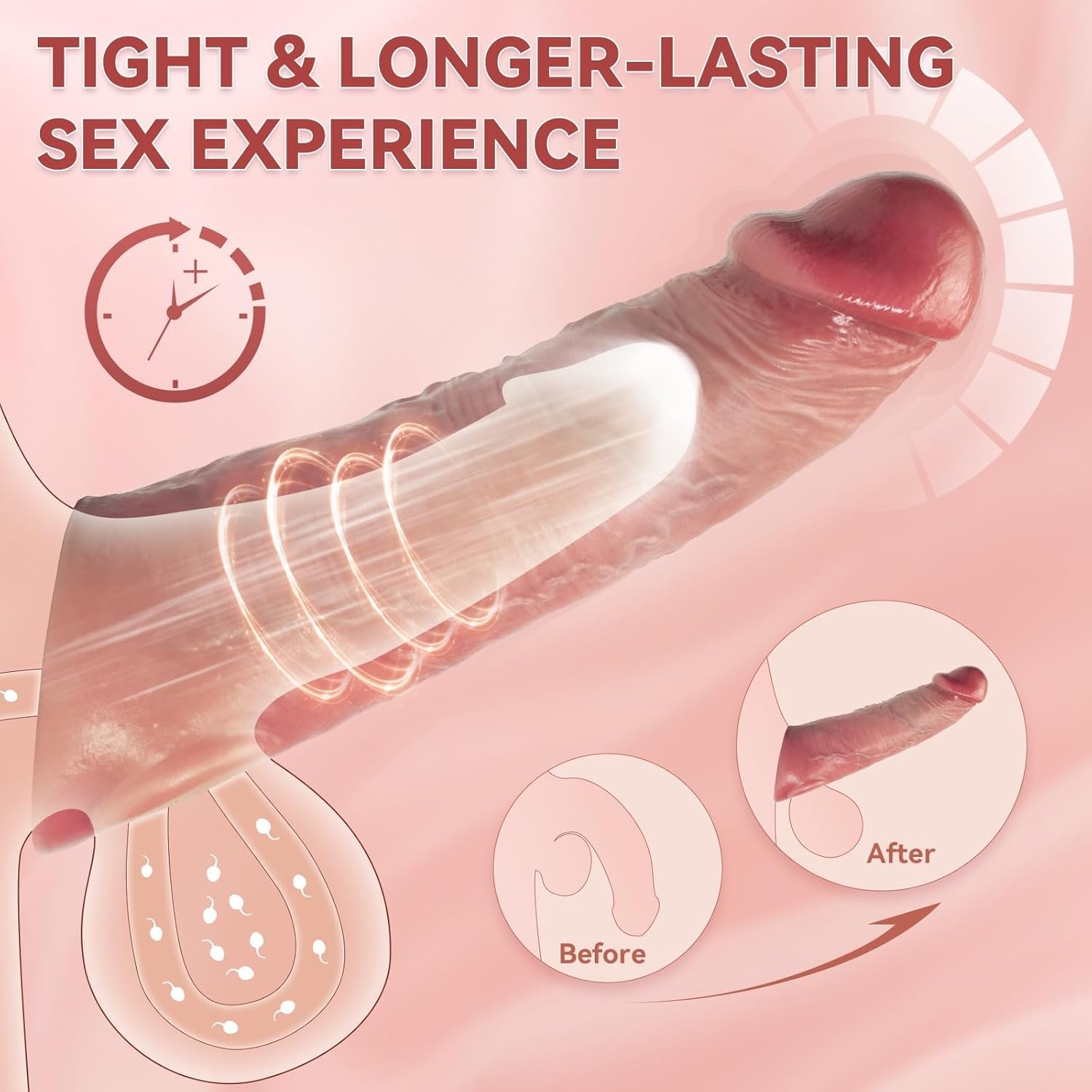 MaxGlide Vibrating Penis Extender & Cock Sleeve - Vixen | Nova Network