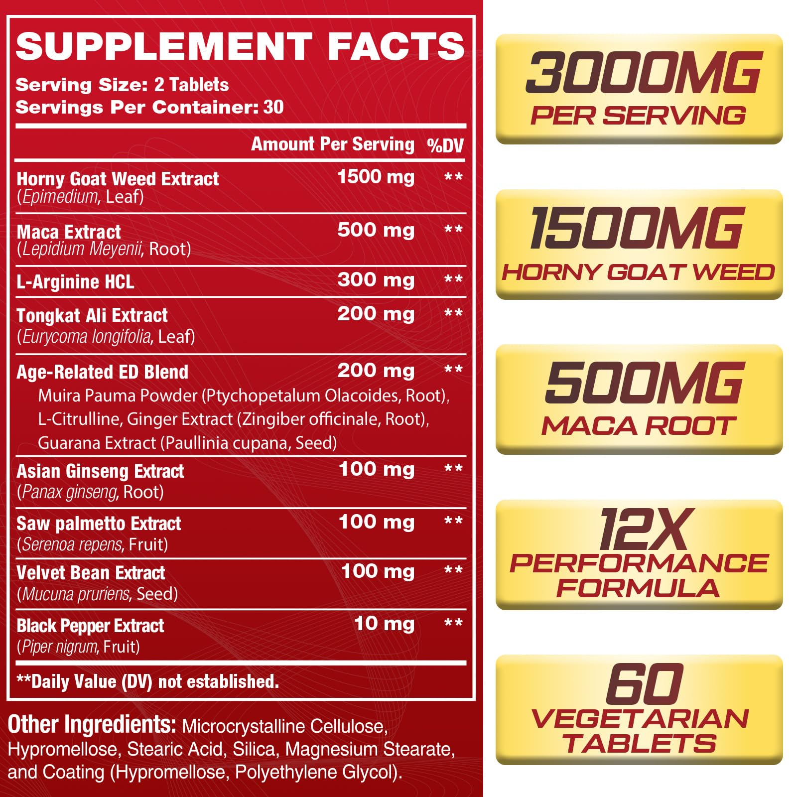 Maximum Strength Male Performance Booster - Vixen | Nova Network