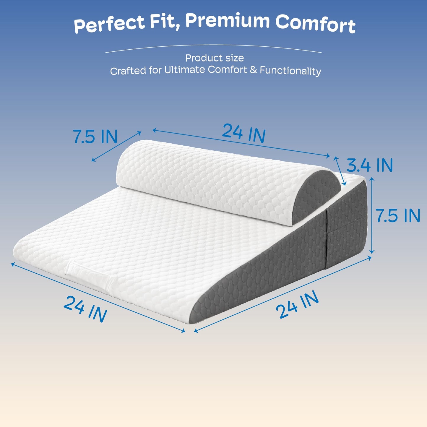 Memory Foam Couples Intimacy Incline Wedge Pillow - Vixen | Nova Network