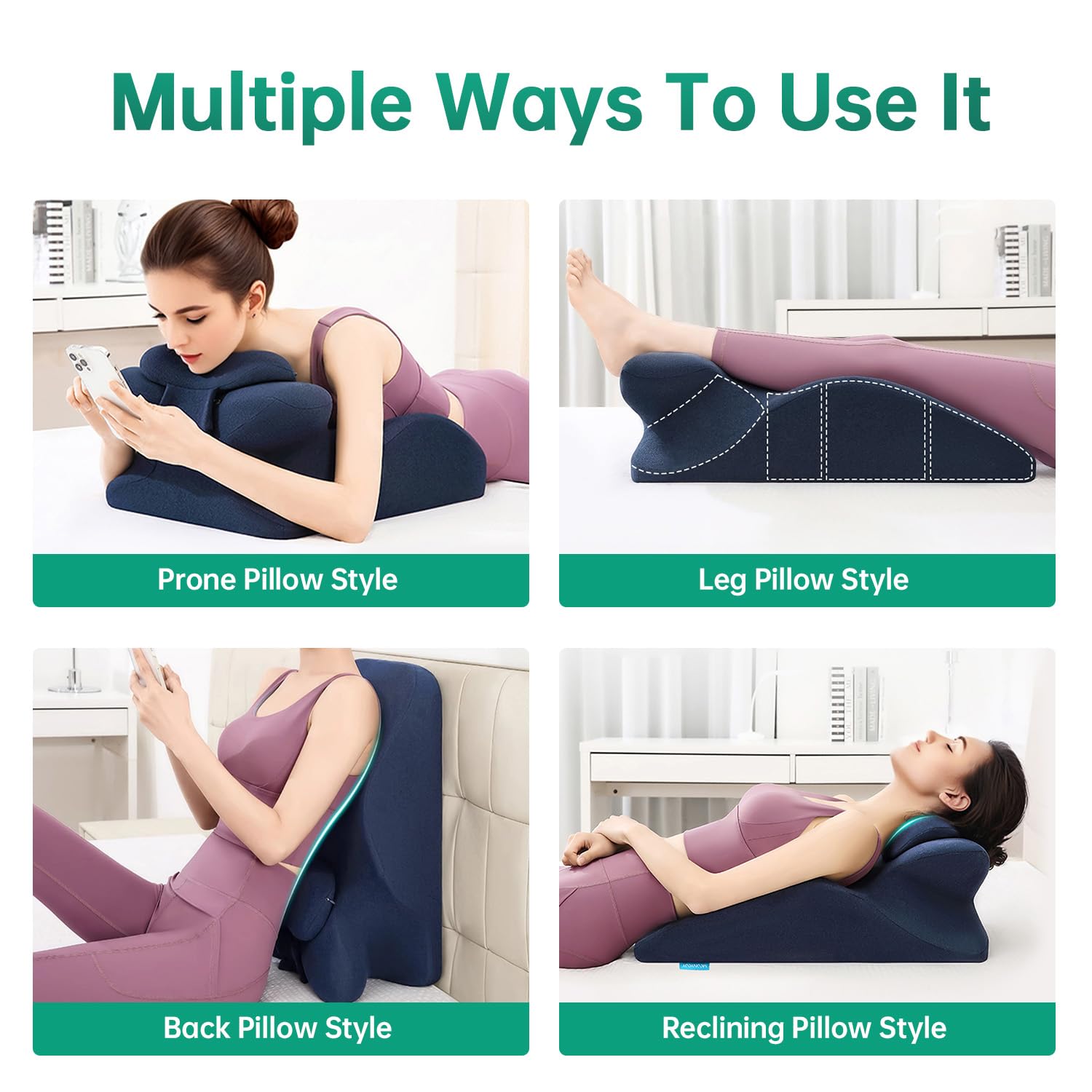 Memory Foam Couples Intimacy Support Pillow - Vixen | Nova Network