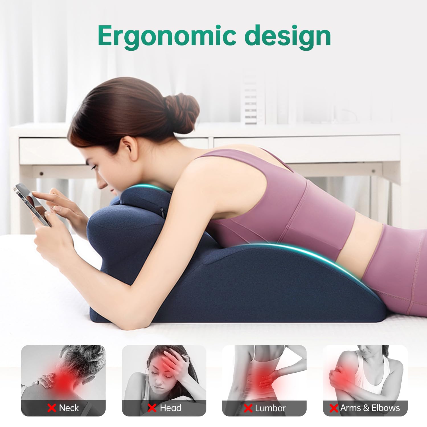 Memory Foam Couples Intimacy Support Pillow - Vixen | Nova Network