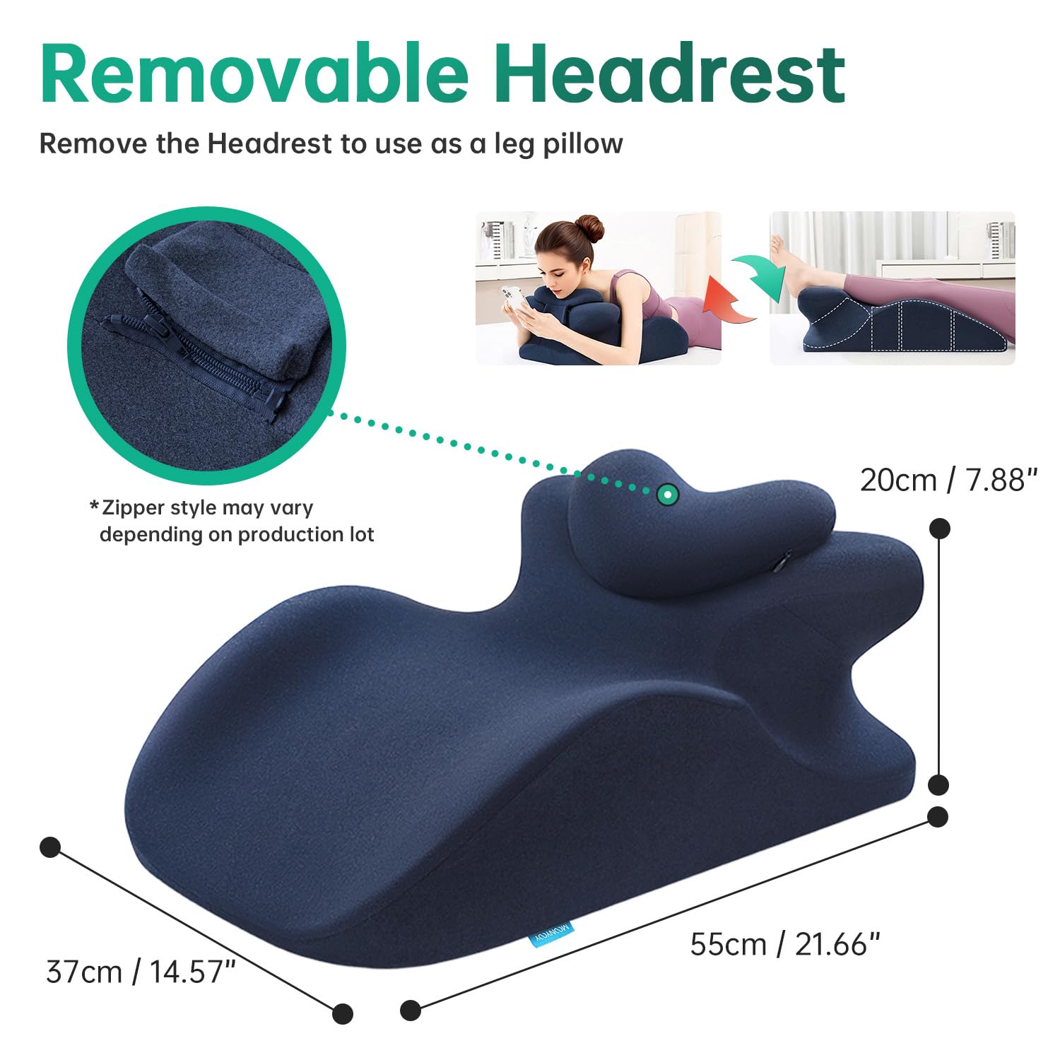 Memory Foam Couples Intimacy Support Pillow - Vixen | Nova Network