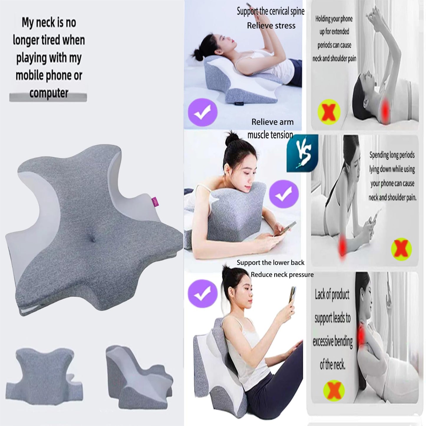 Memory Foam Couples Intimate Position Pillow - Vixen | Nova Network