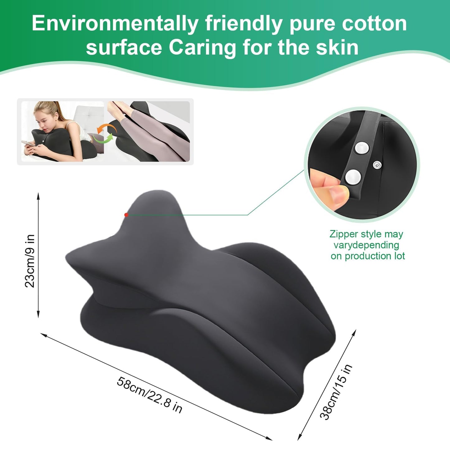 Memory Foam Couples Intimate Support Pillow - Vixen | Nova Network